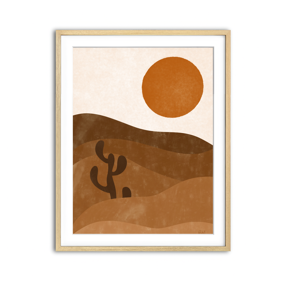 Framed Print 3x4 Natural