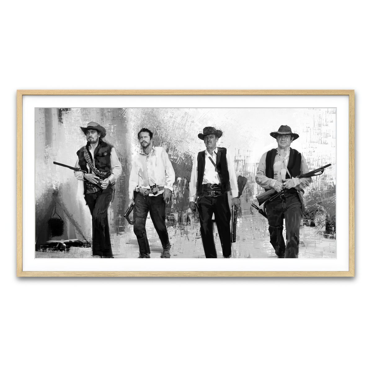 Framed Print 2x1 Natural