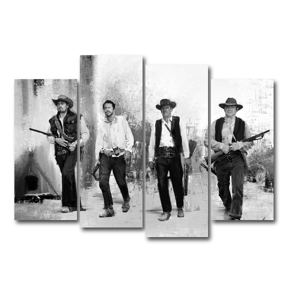 AUTO-MOCKUP WHITE | Wild | 4 Piece | Gallery Wrap Canvas | group=4_normal