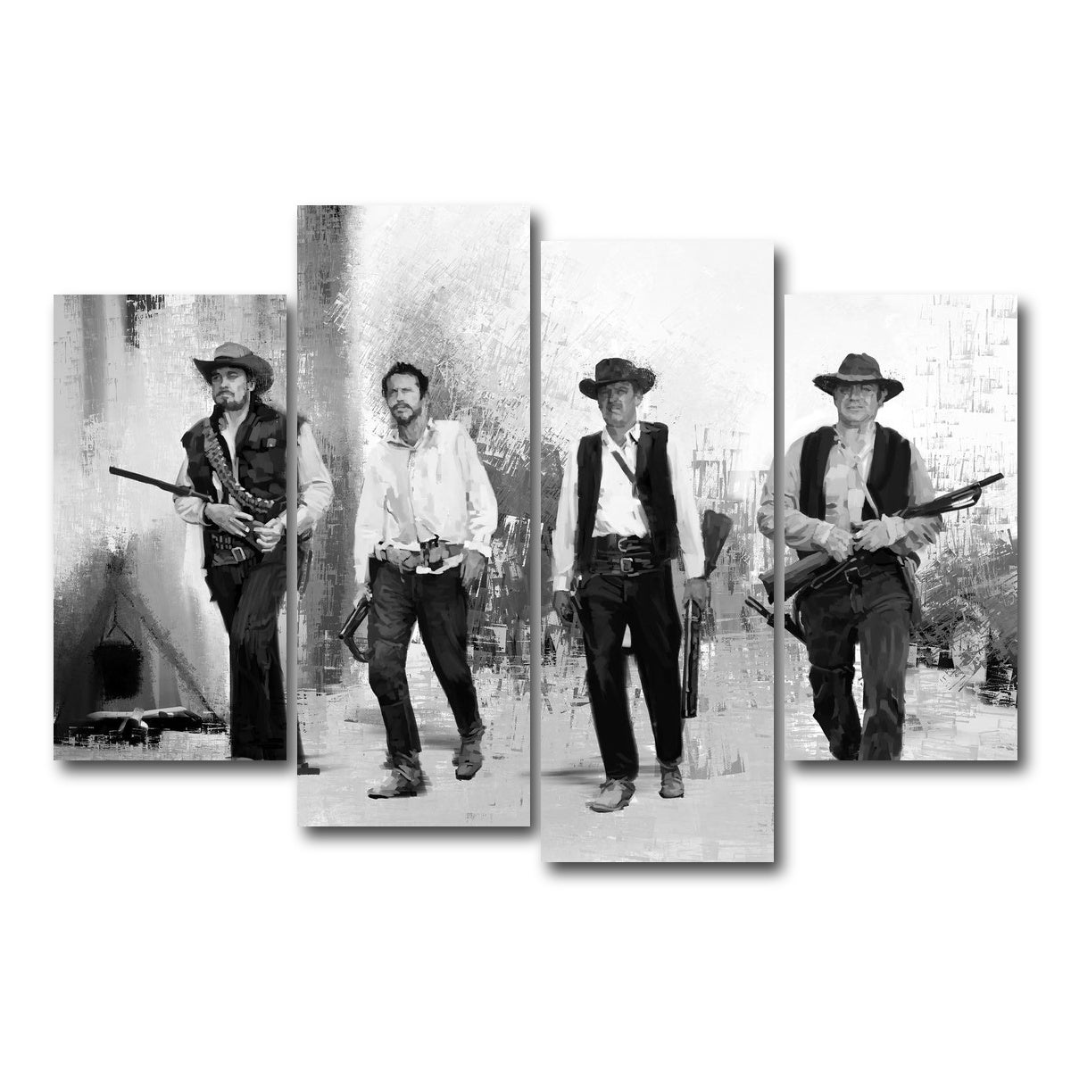 AUTO-MOCKUP WHITE | Wild | 4 Piece | Gallery Wrap Canvas | group=4_short