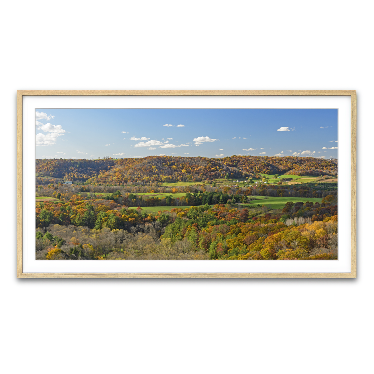 Framed Print 2x1 Natural