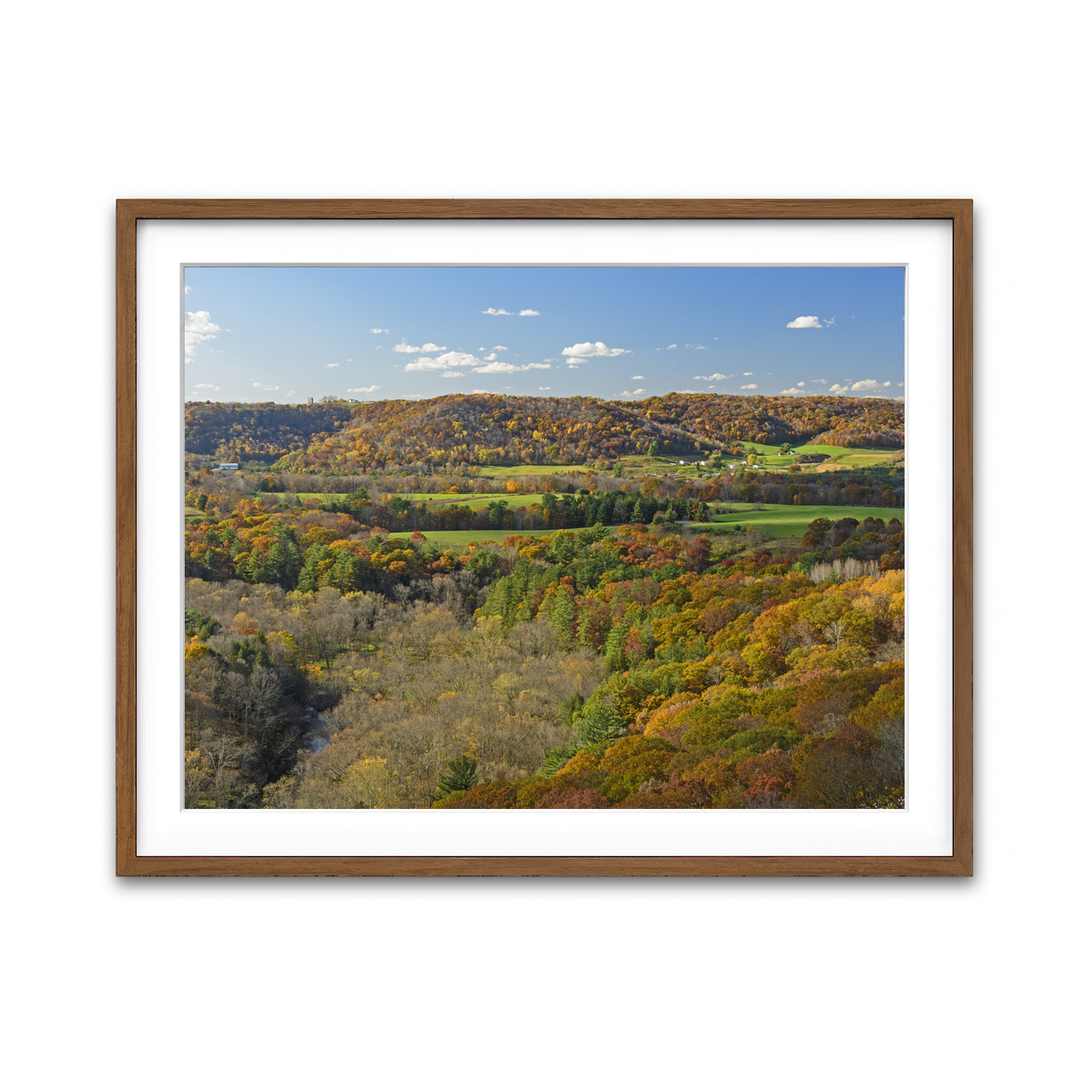 Framed Print 4x3 Walnut