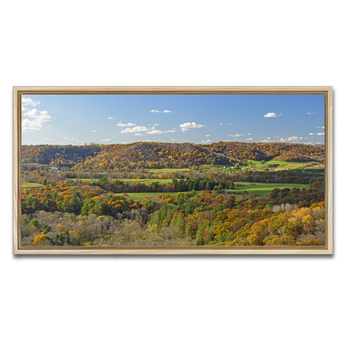 AUTO-MOCKUP WHITE | Wildcat Mountain State Park | 1 Piece | Natural Framed Canvas | group=2x1