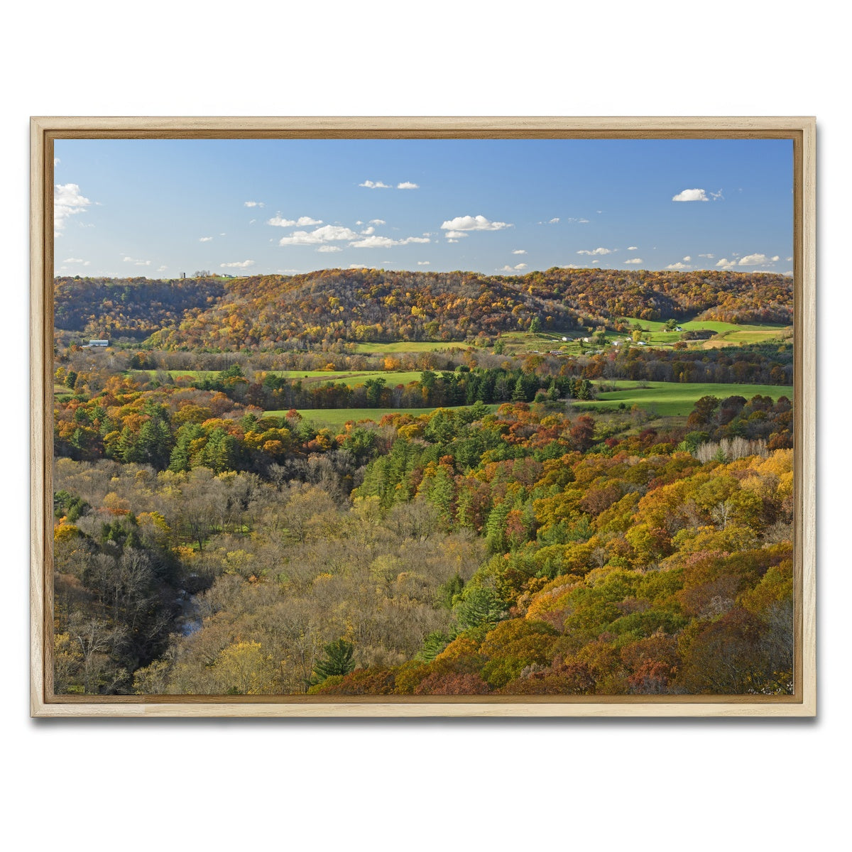 AUTO-MOCKUP WHITE | Wildcat Mountain State Park | 1 Piece | Natural Framed Canvas | group=4x3