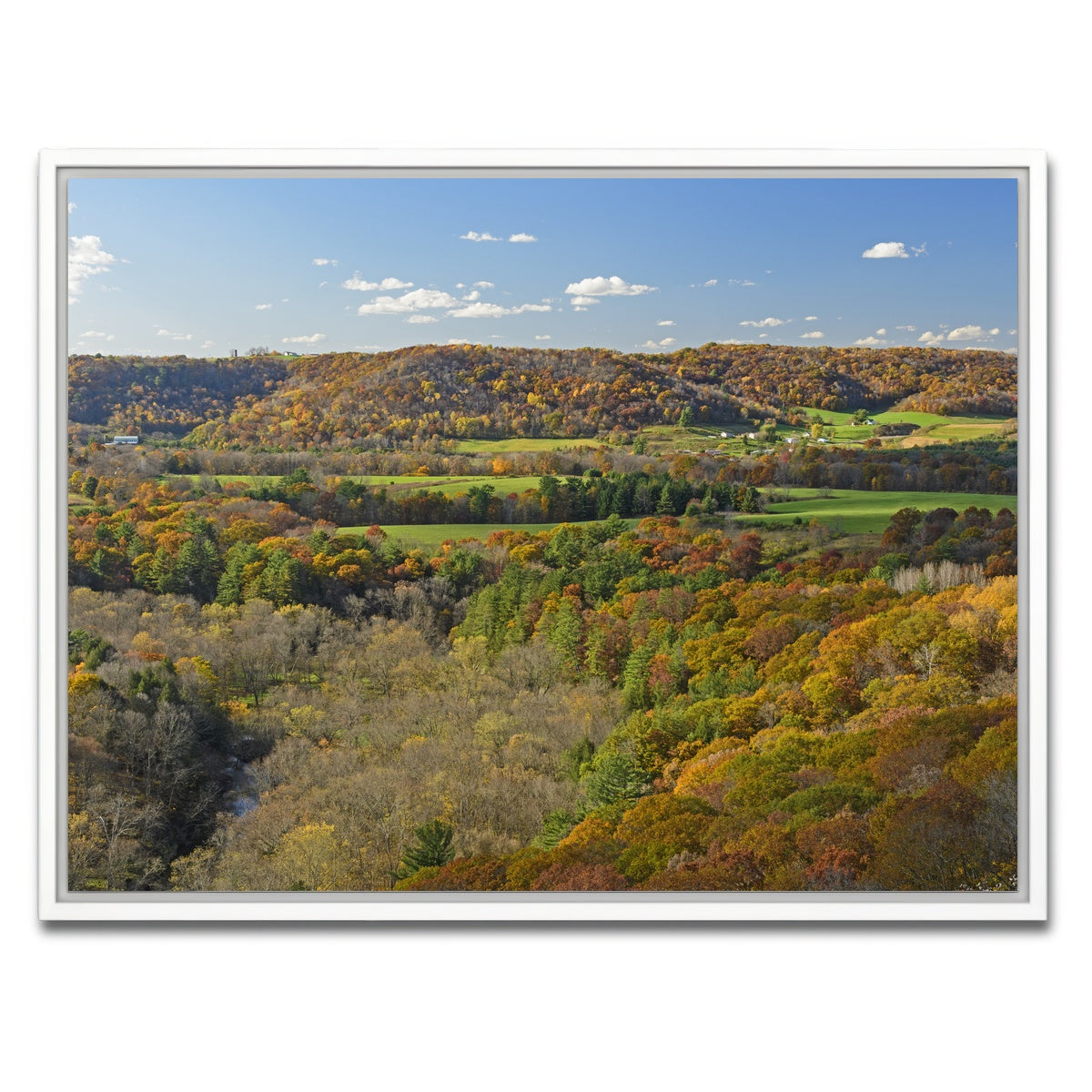 AUTO-MOCKUP WHITE | Wildcat Mountain State Park | 1 Piece | White Framed Canvas | group=4x3