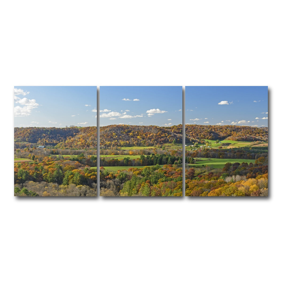 AUTO-MOCKUP WHITE | Wildcat Mountain State Park | 3 Piece | Gallery Wrap Canvas | group=18x24