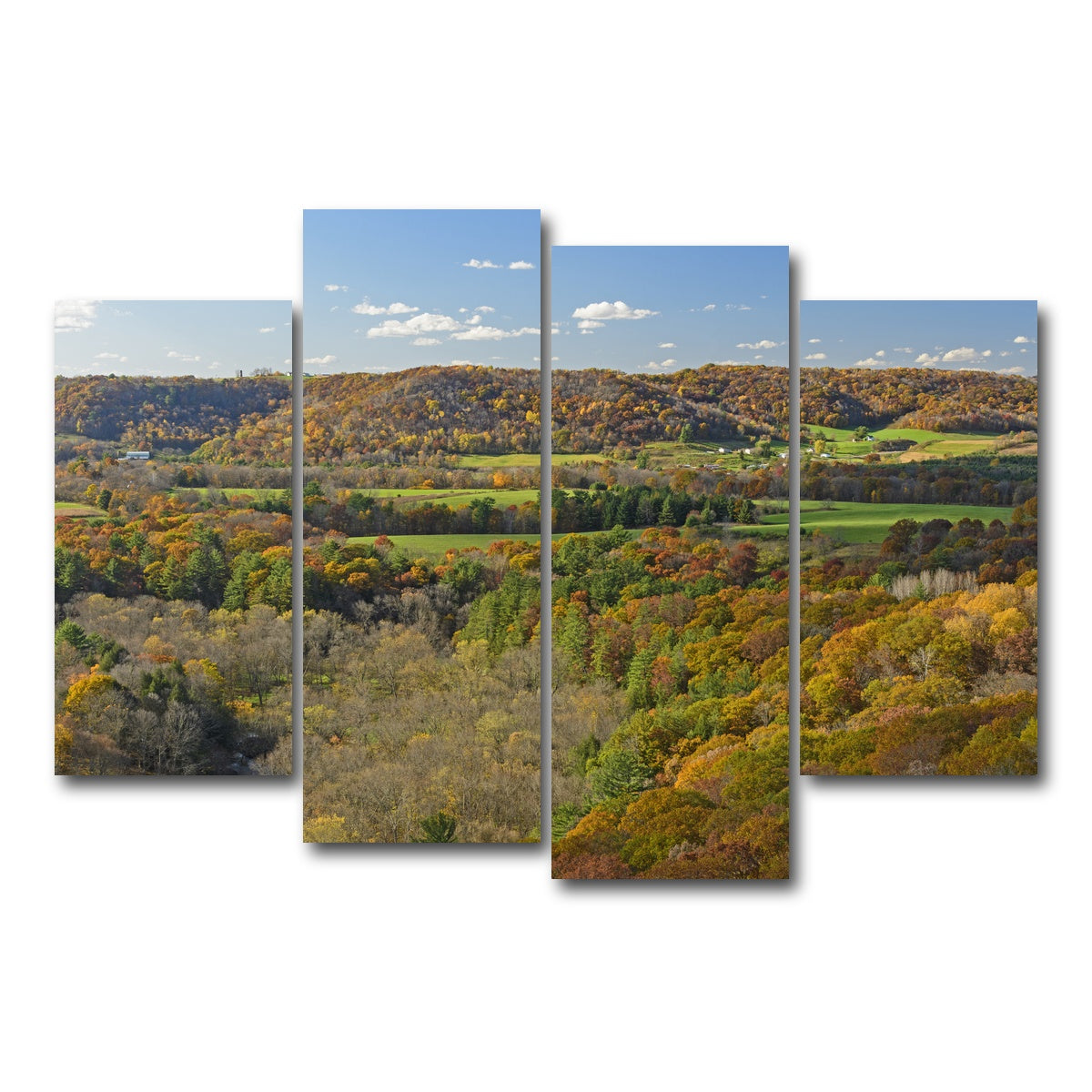 AUTO-MOCKUP WHITE | Wildcat Mountain State Park | 4 Piece | Gallery Wrap Canvas | group=4_short