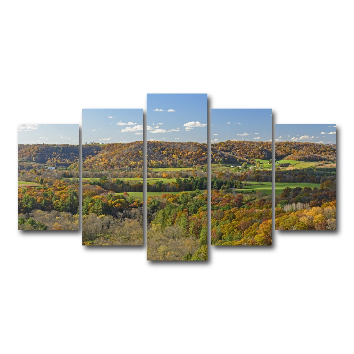 AUTO-MOCKUP WHITE | Wildcat Mountain State Park | 5 Piece | Gallery Wrap Canvas | group=5_normal