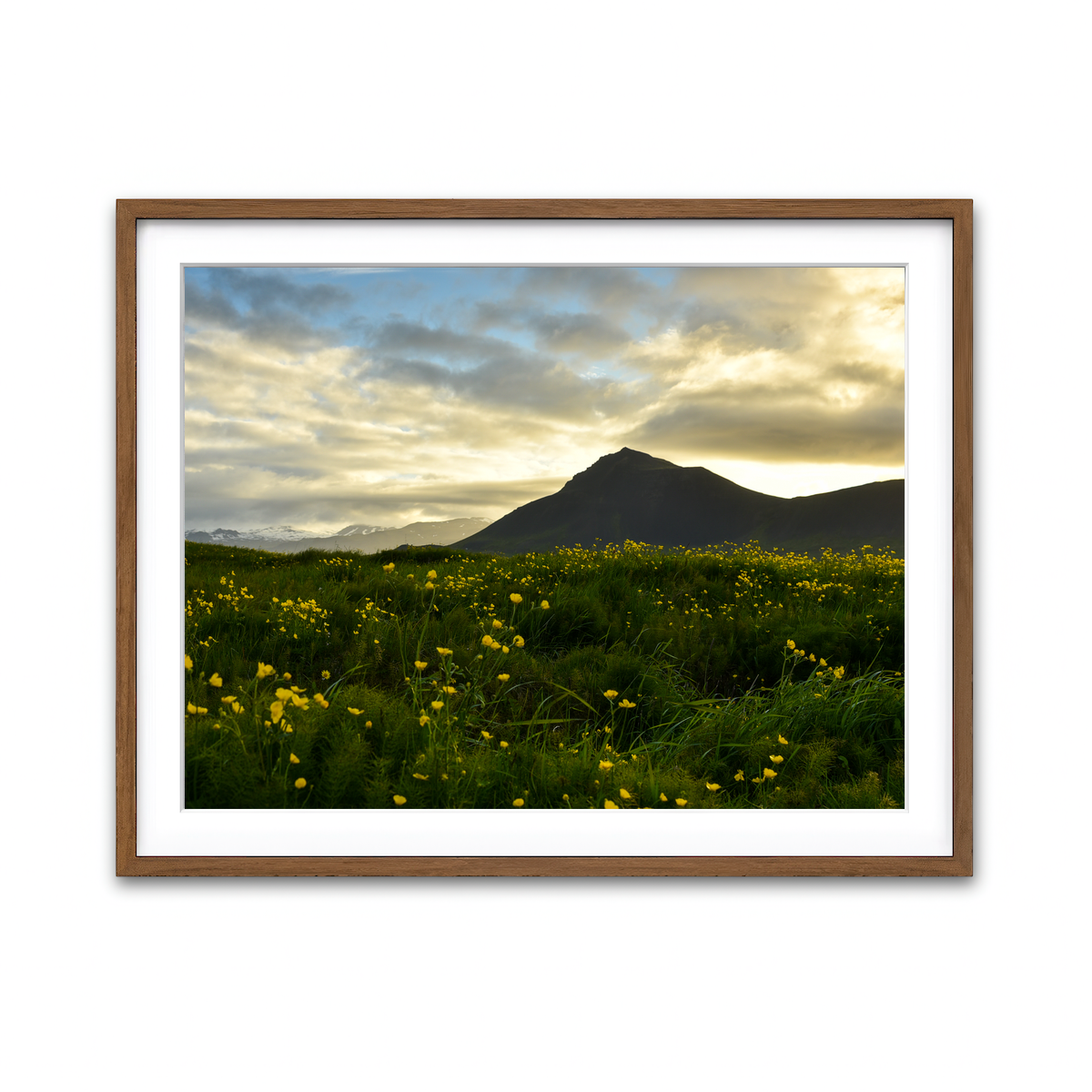 Framed Print 4x3 Walnut