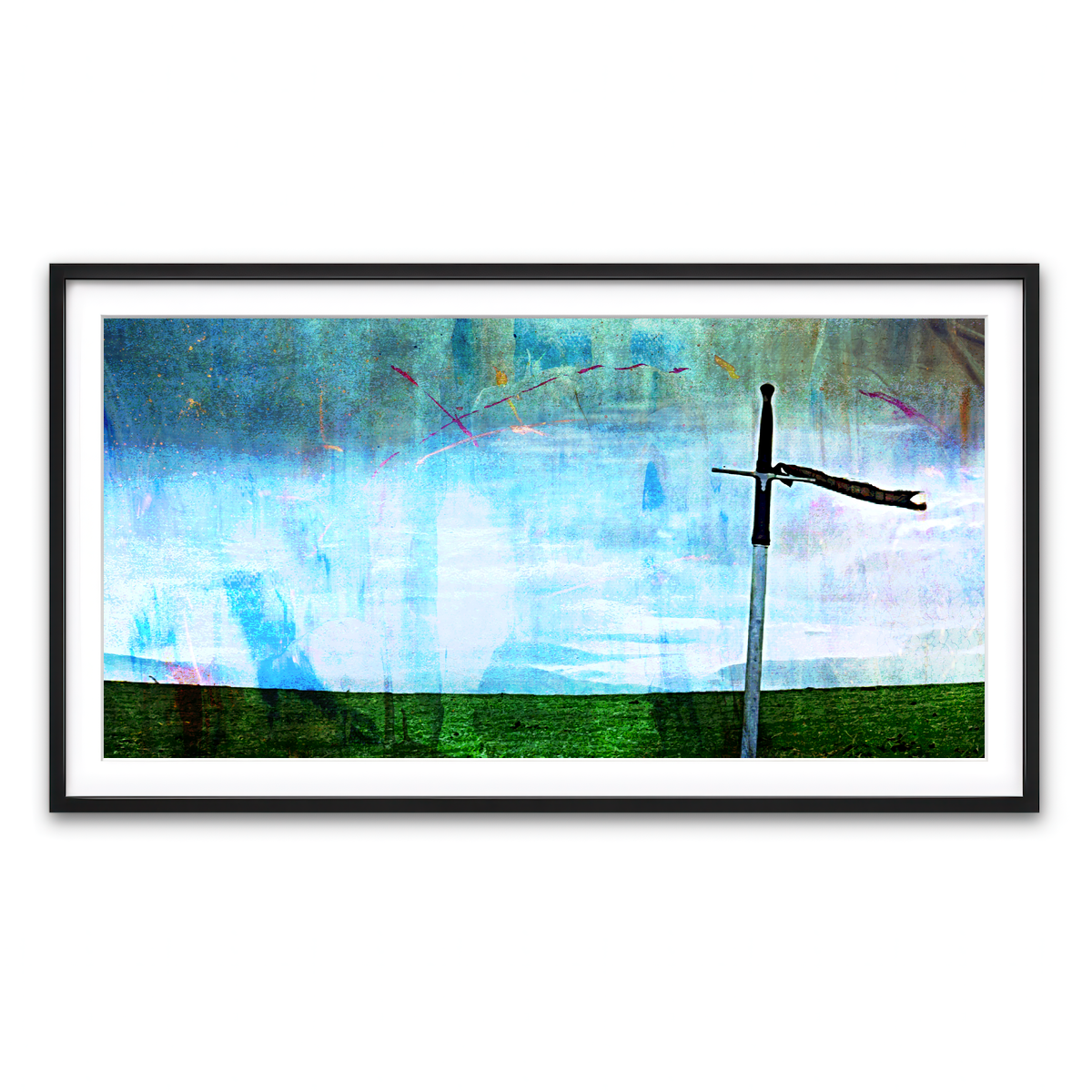 Framed Print 2x1 Black