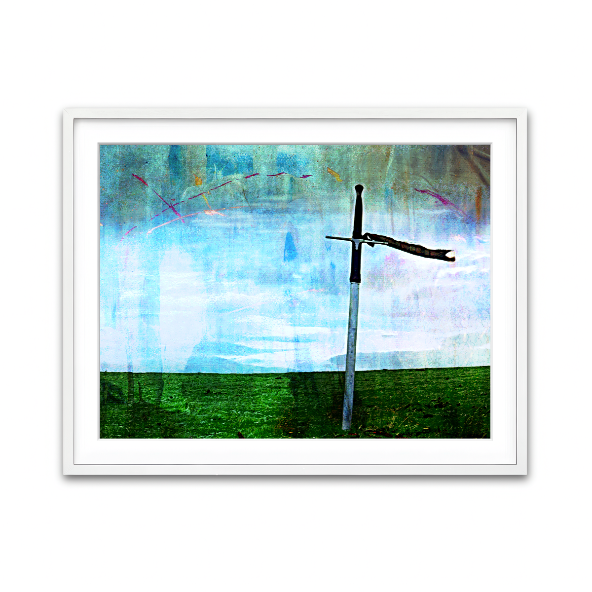 Framed Print 4x3 White