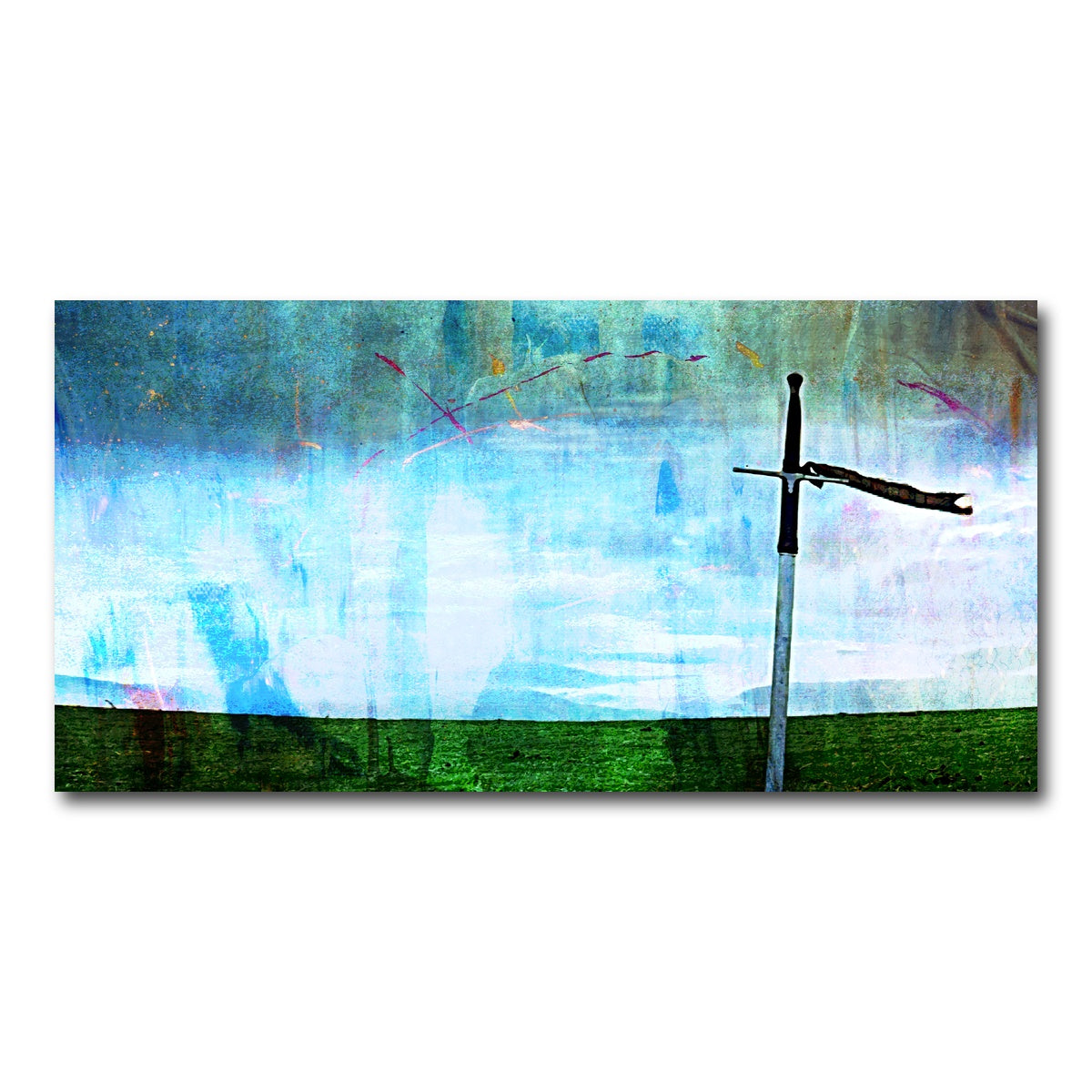 AUTO-MOCKUP WHITE | William Wallace's Sword | 1 Piece | Gallery Wrap Canvas | group=2x1