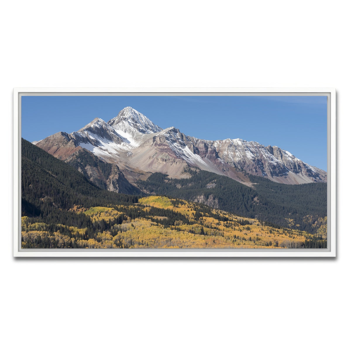AUTO-MOCKUP WHITE | Wilson Peak | 1 Piece | White Framed Canvas | group=2x1