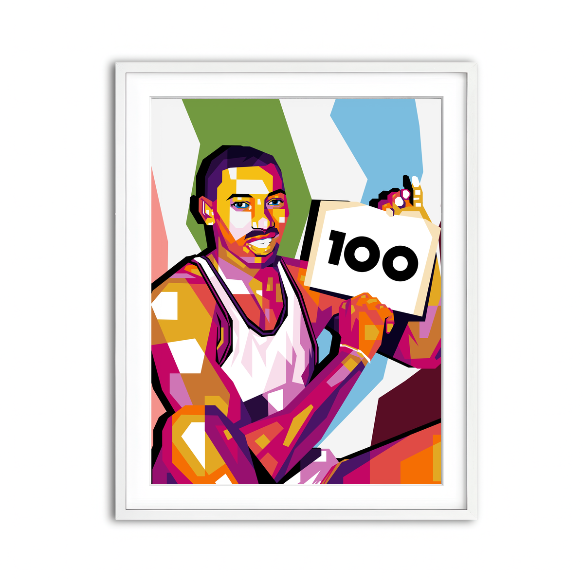 Framed Print 3x4 White