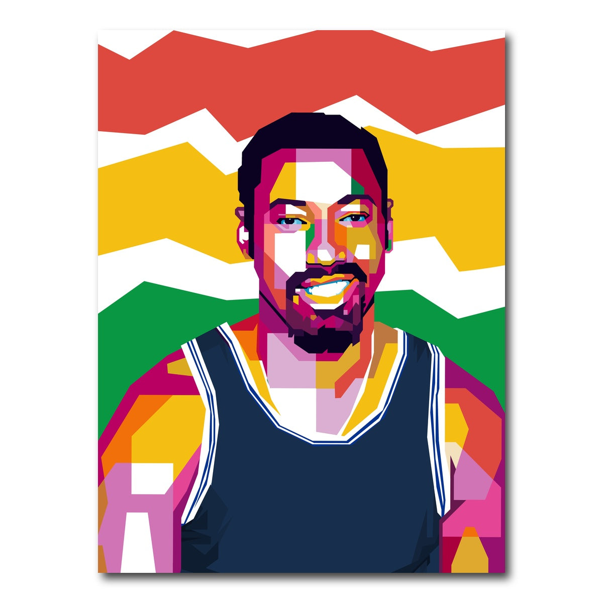 AUTO-MOCKUP WHITE | Wilt Chamberlain 2 | 1 Piece | Gallery Wrap Canvas | group=3x4