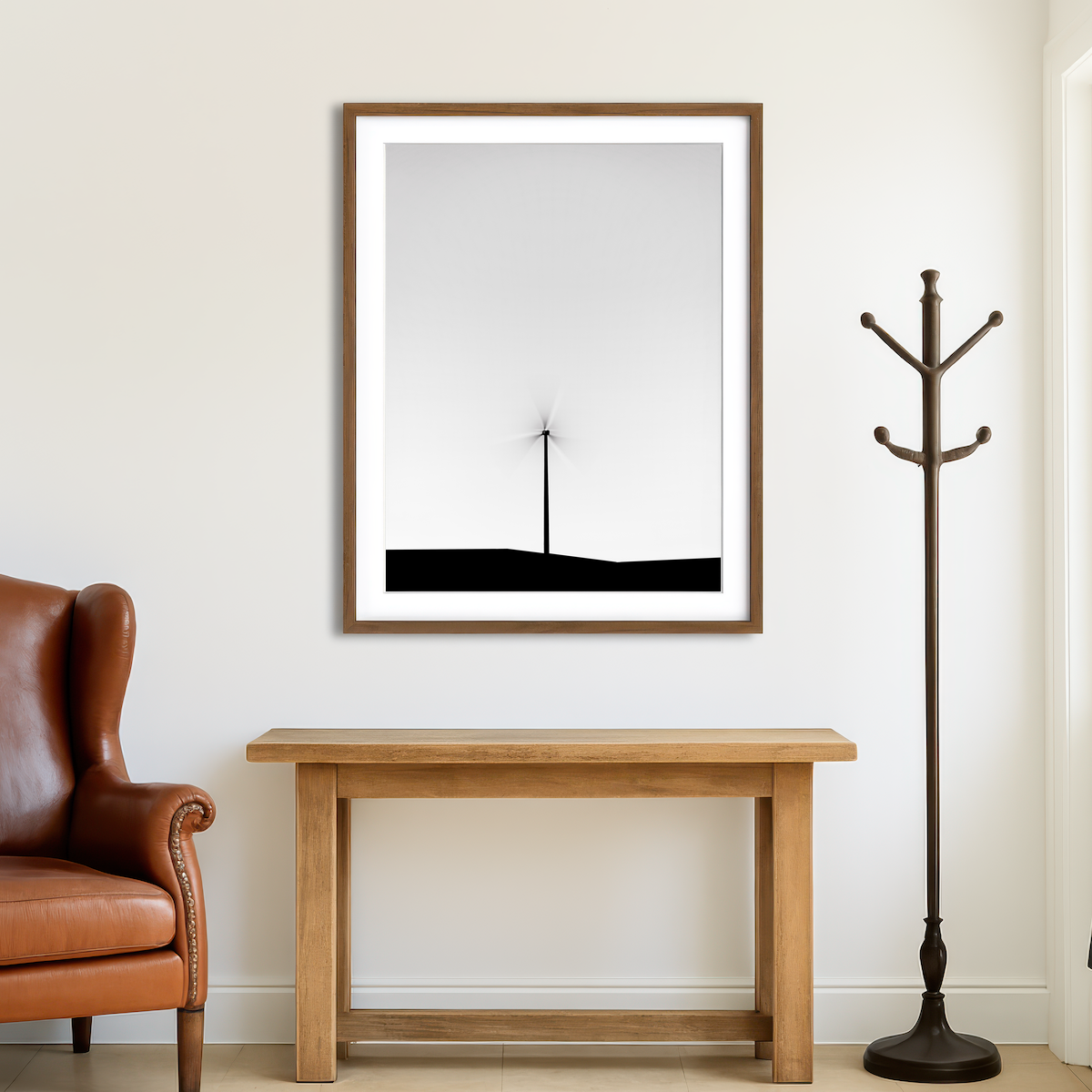 AUTO-MOCKUP ROOM | Wind Turbine Wall Art