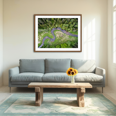 AUTO-MOCKUP ROOM | Winding Creek Wall Art