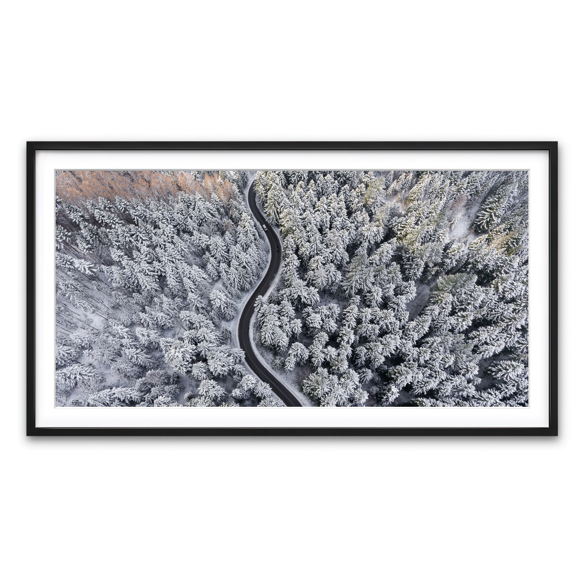 Framed Print 2x1 Black