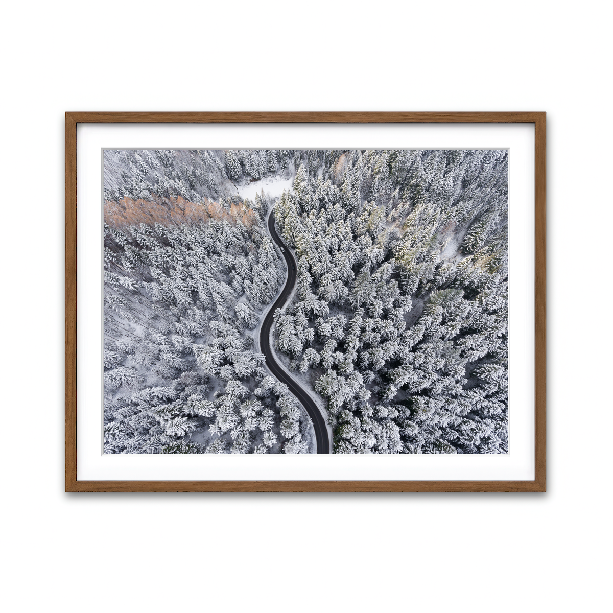 Framed Print 4x3 Walnut