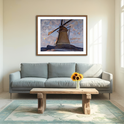 AUTO-MOCKUP ROOM | Windmill, 1917 Wall Art
