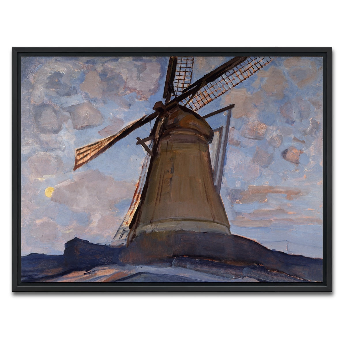 AUTO-MOCKUP WHITE | Windmill, 1917 | 1 Piece | Black Framed Canvas | group=4x3