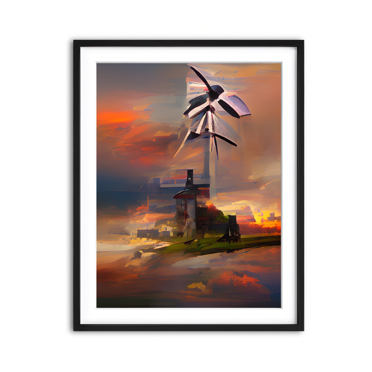 Framed Print 3x4 Black