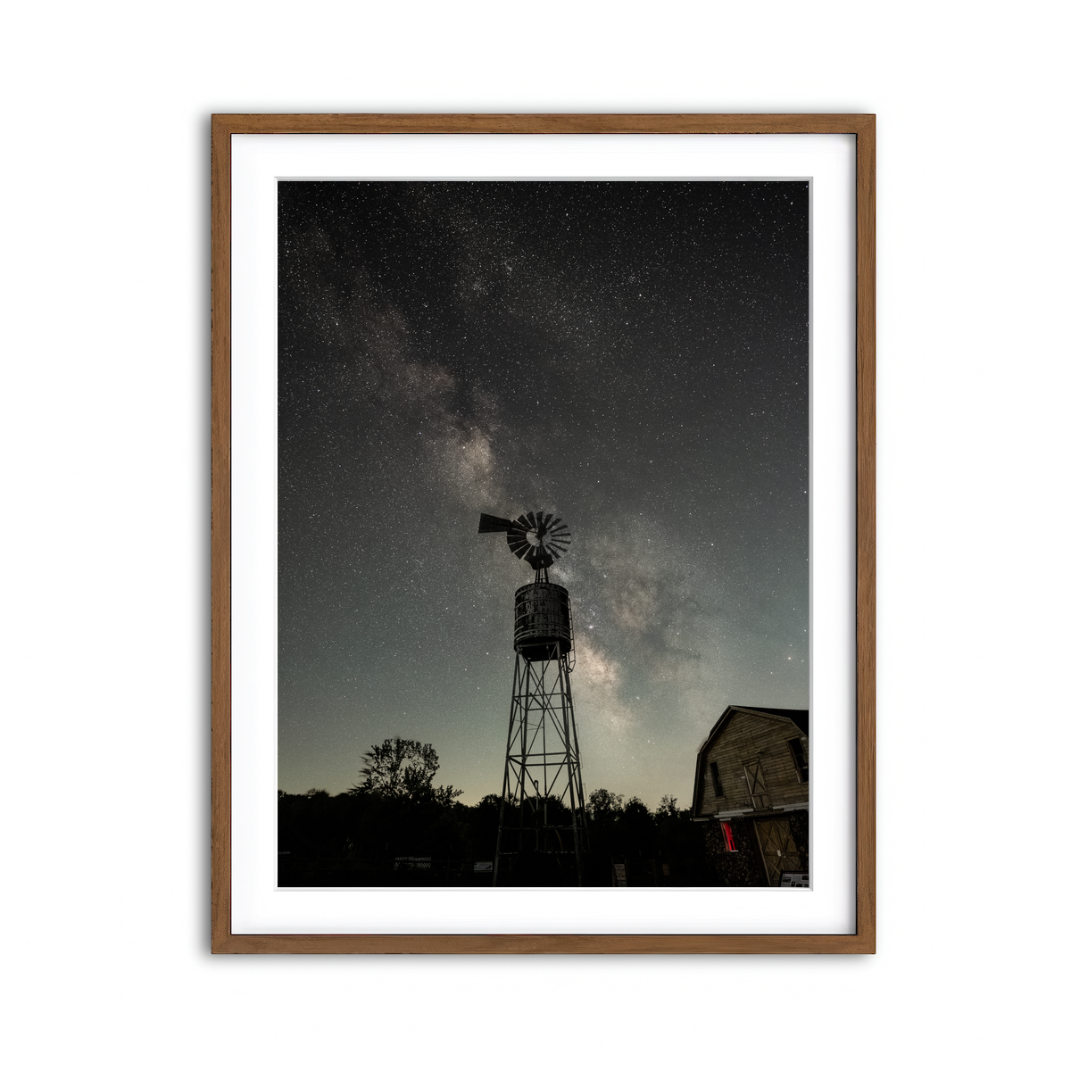 Framed Print 3x4 Walnut