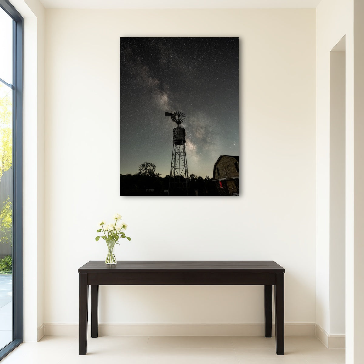 AUTO-MOCKUP ROOM | Windmill at Night