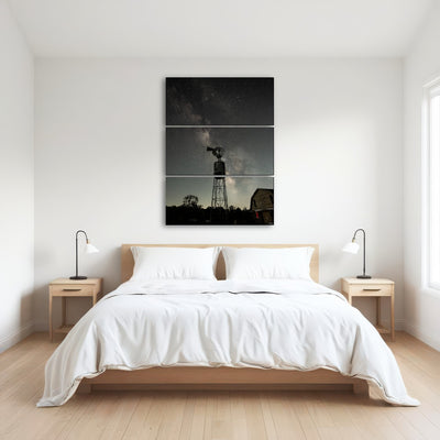 AUTO-MOCKUP ROOM | Windmill at Night