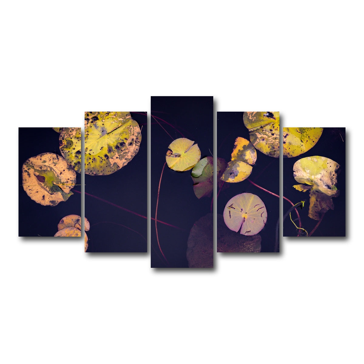 AUTO-MOCKUP WHITE | Winter Lillies | 5 Piece | Gallery Wrap Canvas | group=5_normal