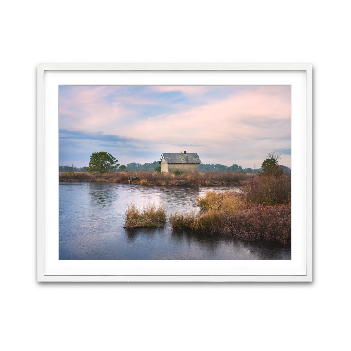 Framed Print 4x3 White