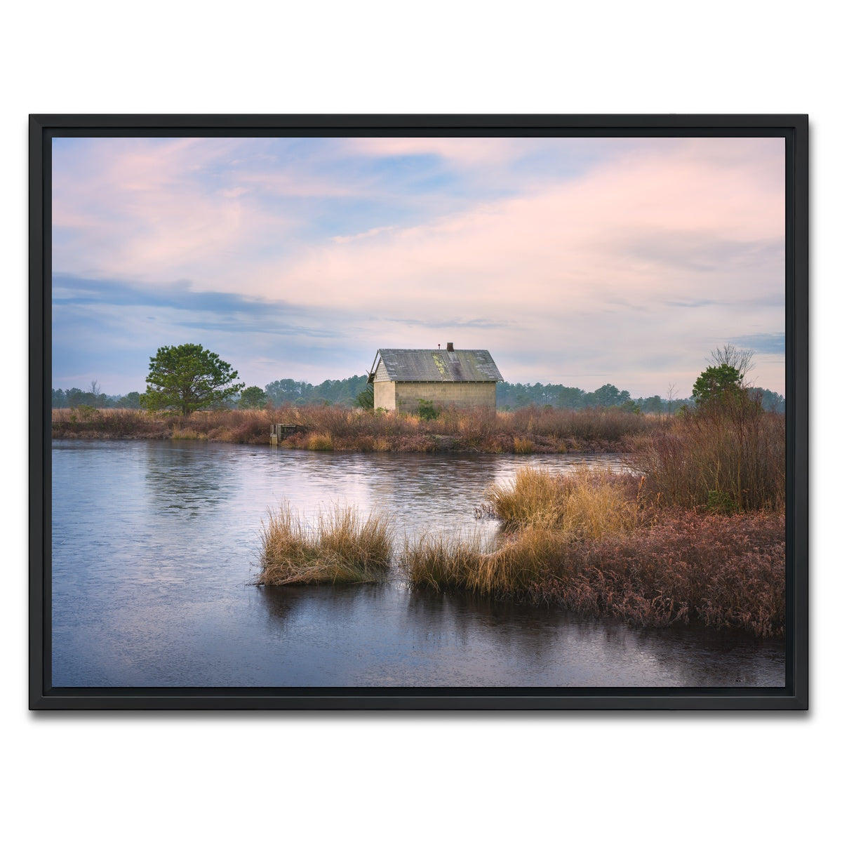 AUTO-MOCKUP WHITE | Winter Sets In | 1 Piece | Black Framed Canvas | group=4x3