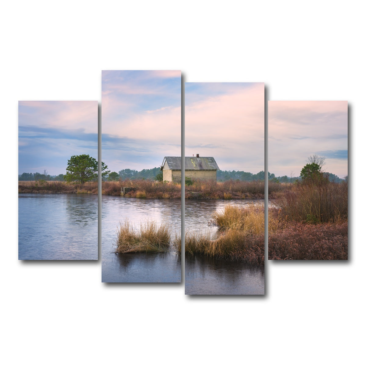 AUTO-MOCKUP WHITE | Winter Sets In | 4 Piece | Gallery Wrap Canvas | group=4_short