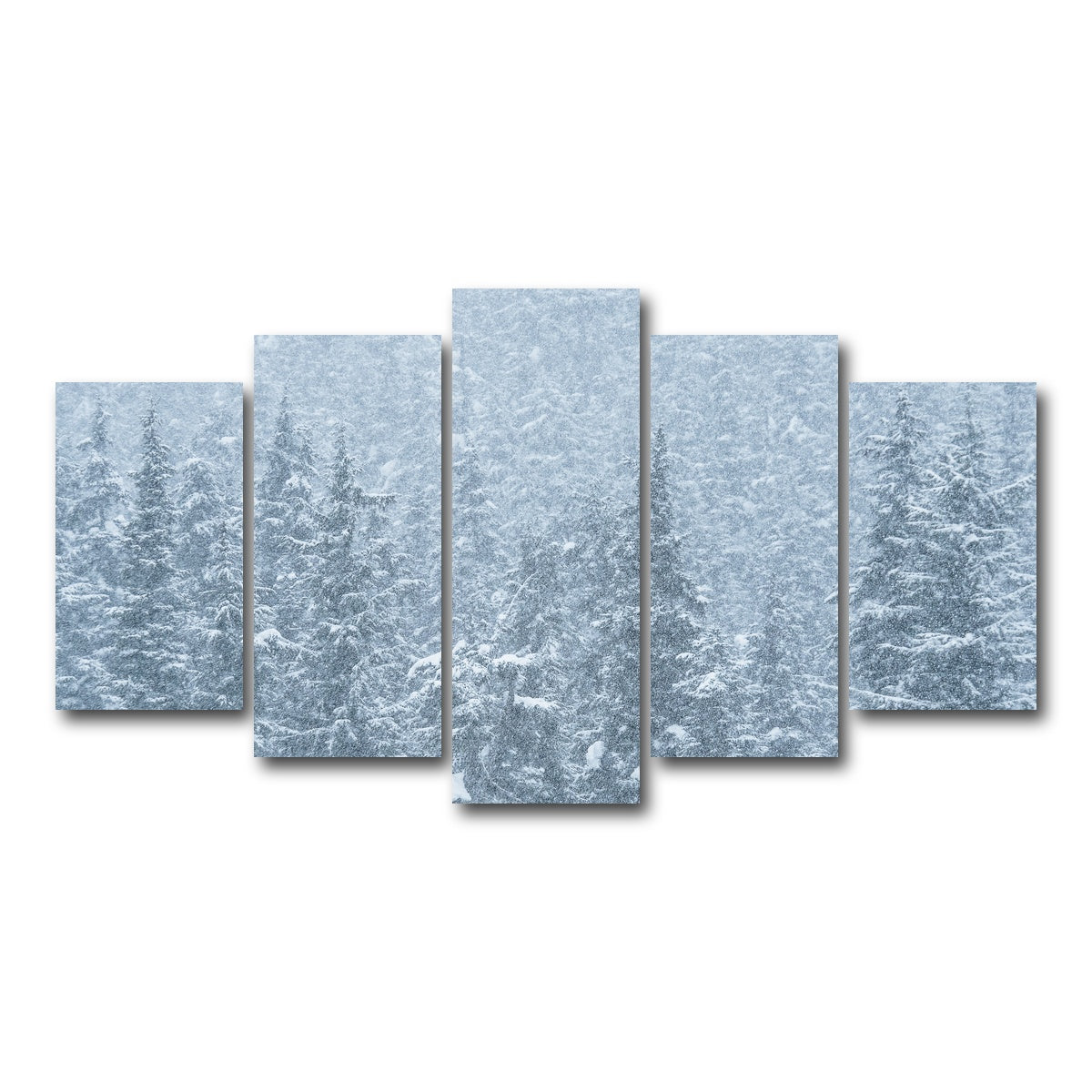 AUTO-MOCKUP WHITE | Winter Shames | 5 Piece | Gallery Wrap Canvas | group=5_normal