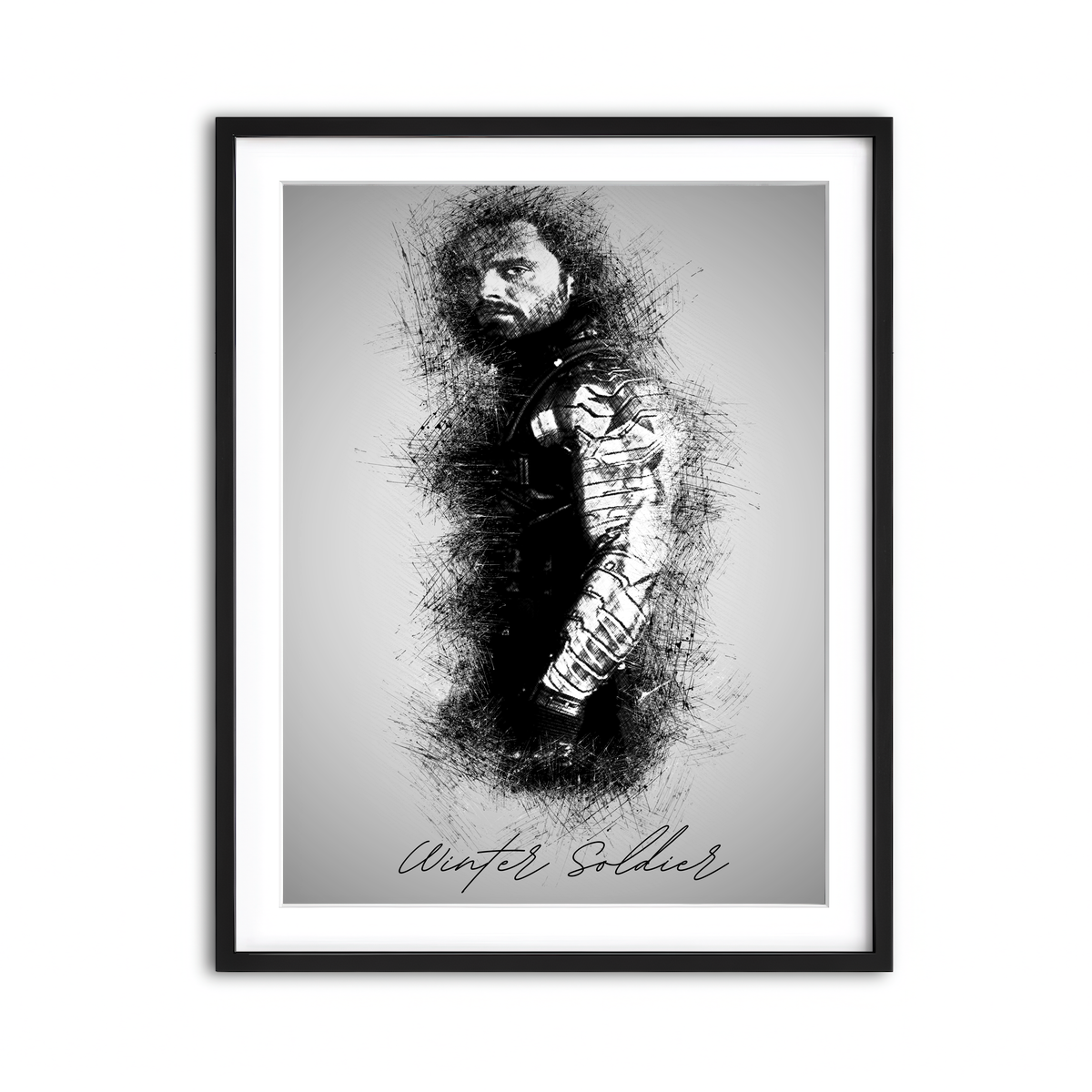 Framed Print 3x4 Black