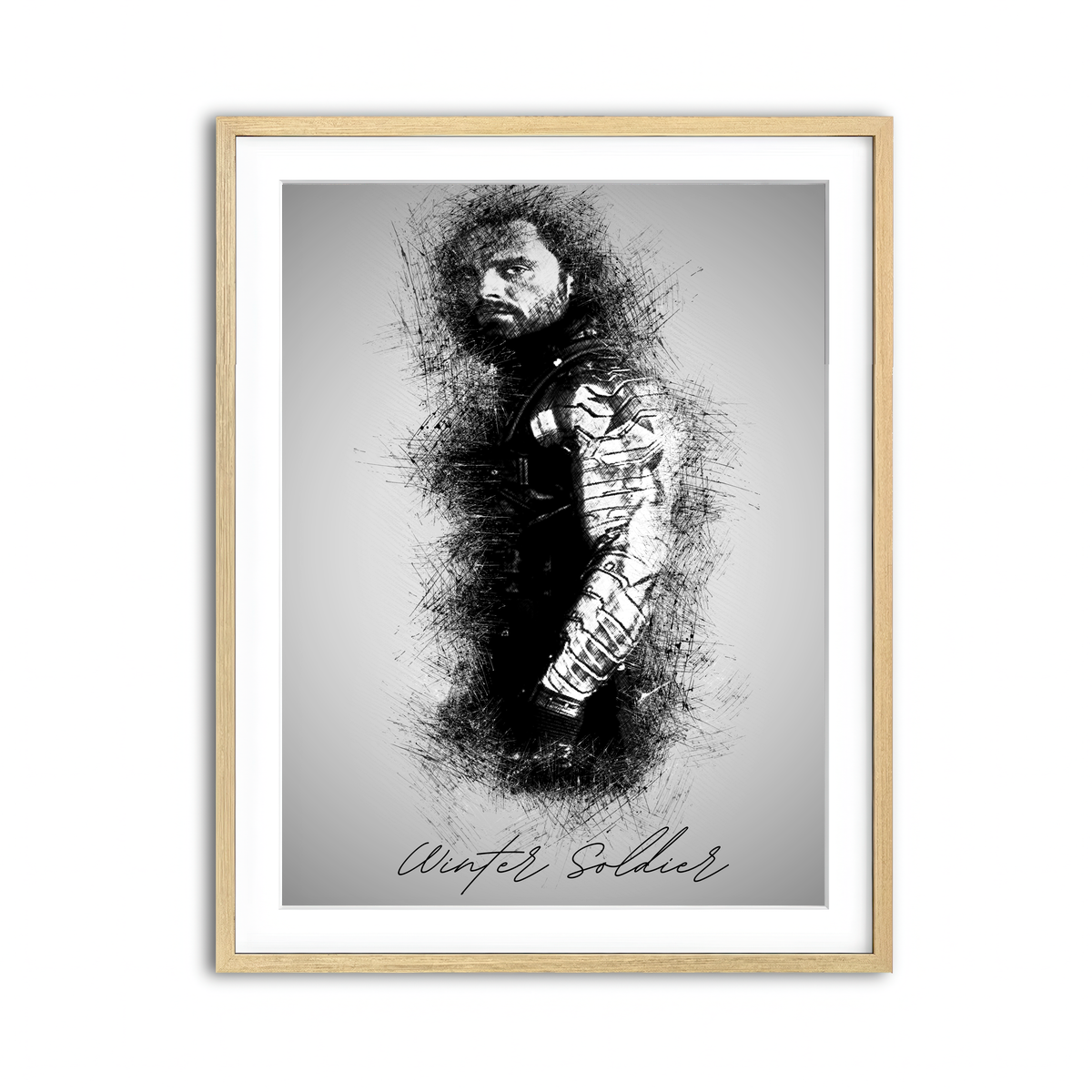 Framed Print 3x4 Natural