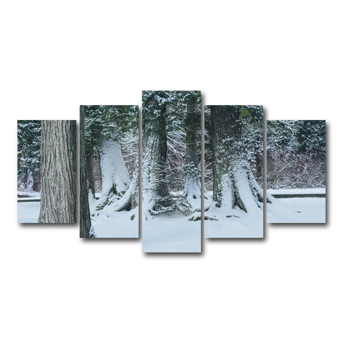 AUTO-MOCKUP WHITE | Winter in Northern BC | 5 Piece | Gallery Wrap Canvas | group=5_normal