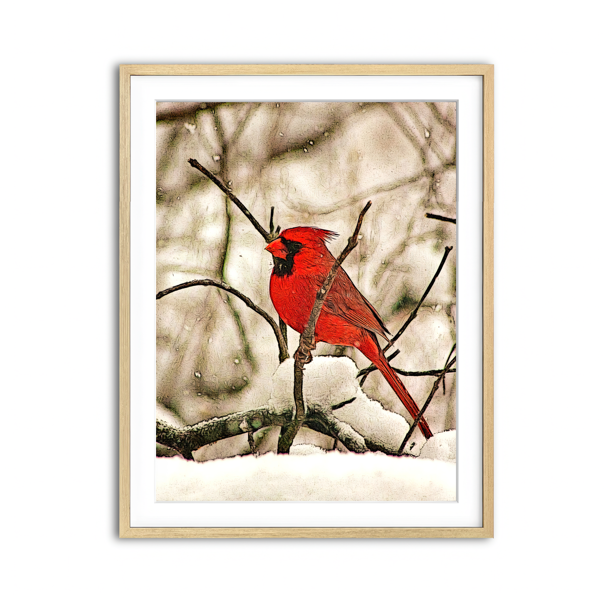 Framed Print 3x4 Natural