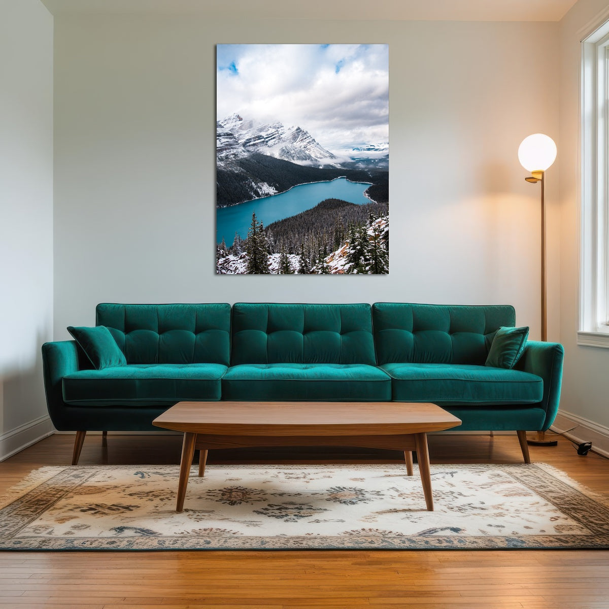 AUTO-MOCKUP ROOM | Wintry Peyto Lake