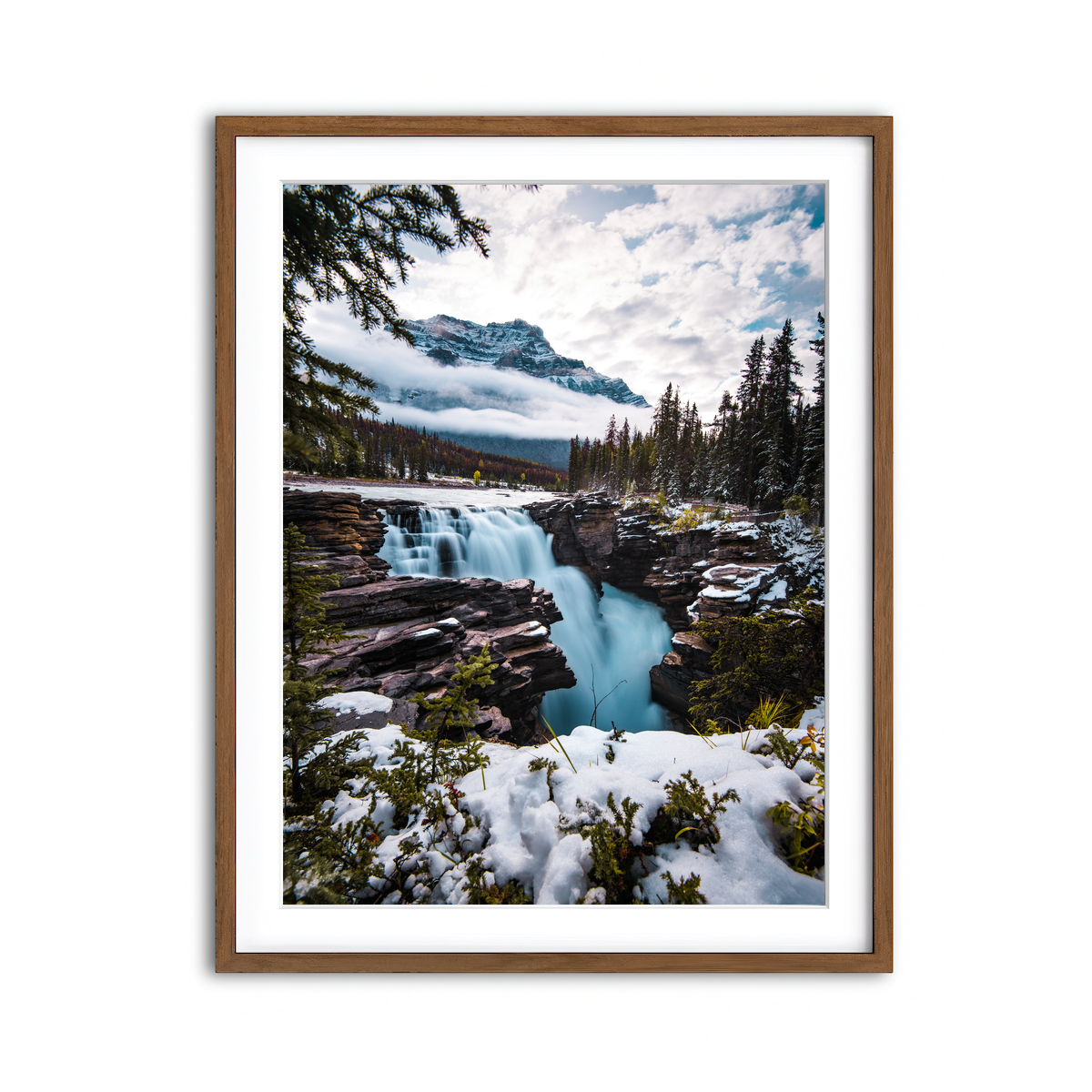 Framed Print 3x4 Walnut