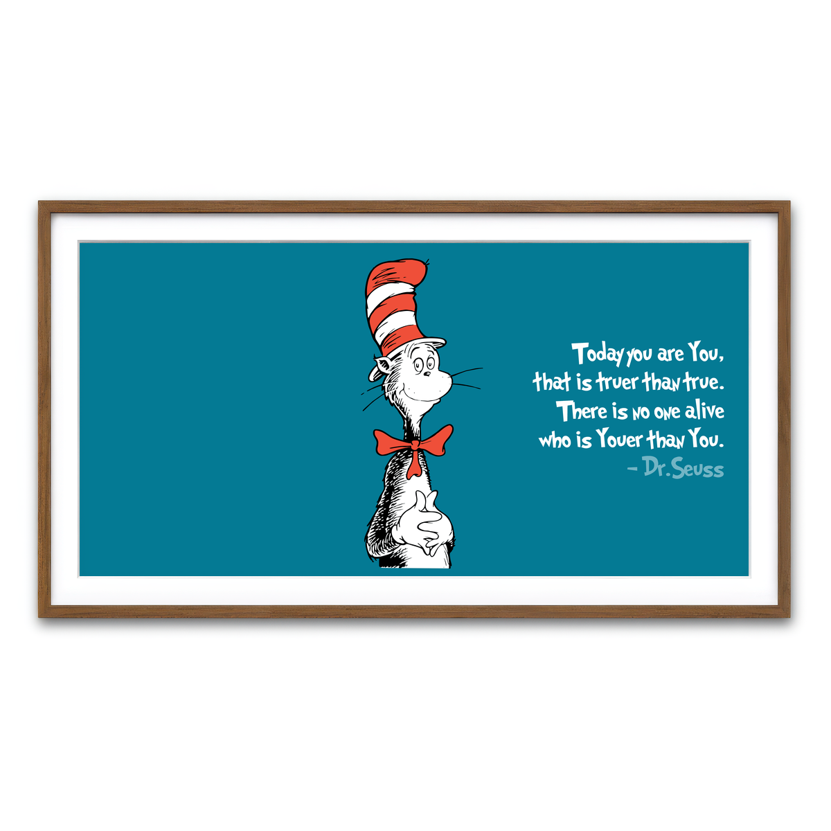 Framed Print 2x1 Walnut