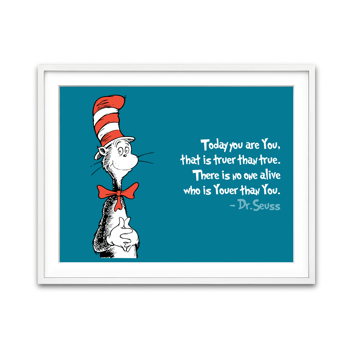 Framed Print 4x3 White