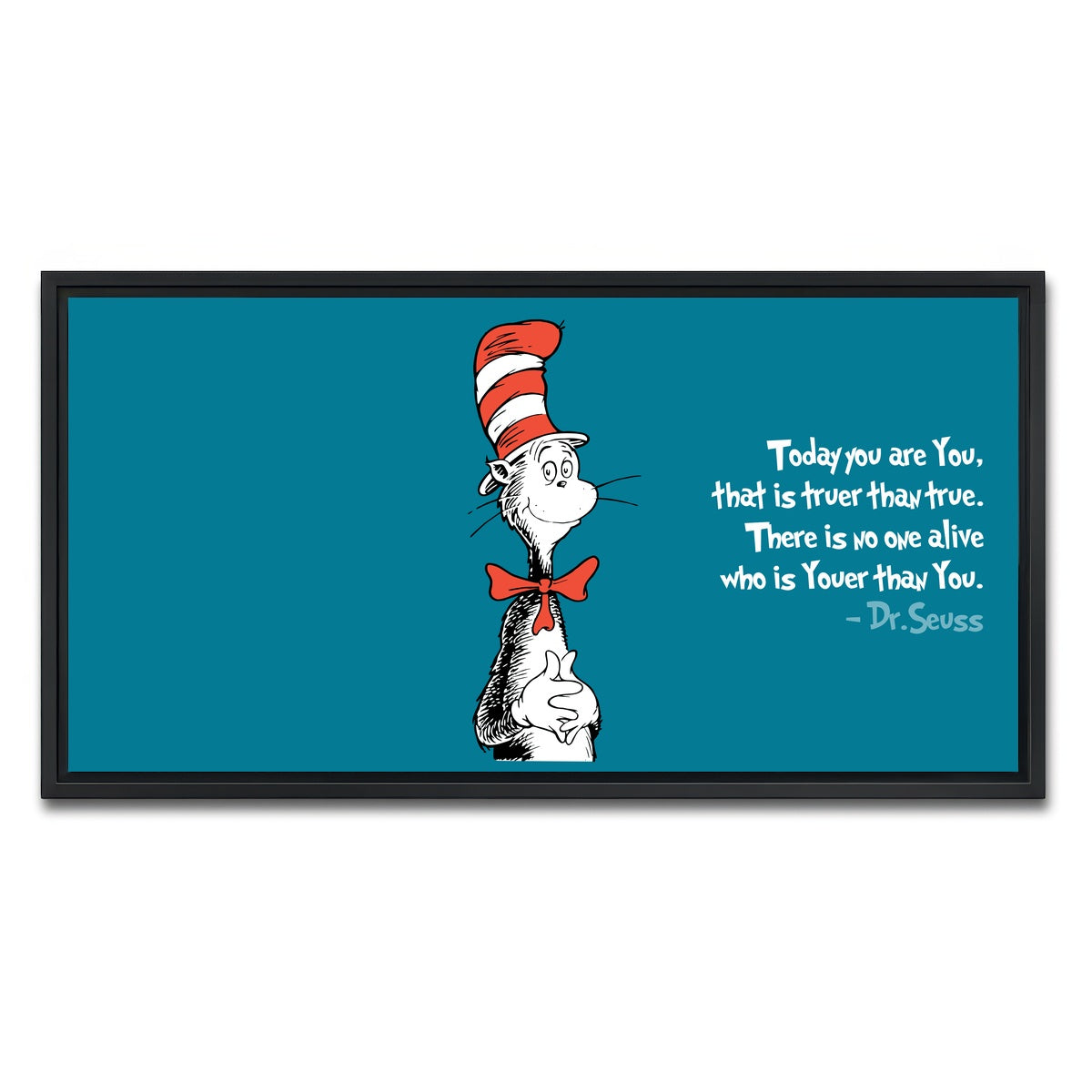 AUTO-MOCKUP WHITE | Wise Cat | 1 Piece | Black Framed Canvas | group=2x1