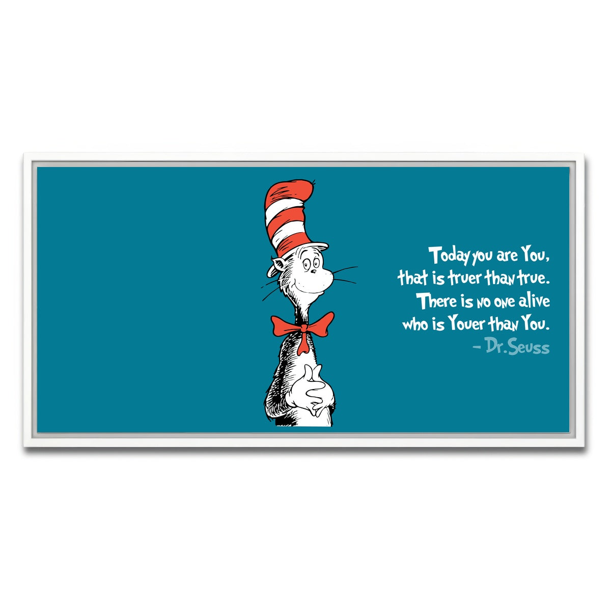 AUTO-MOCKUP WHITE | Wise Cat | 1 Piece | White Framed Canvas | group=2x1