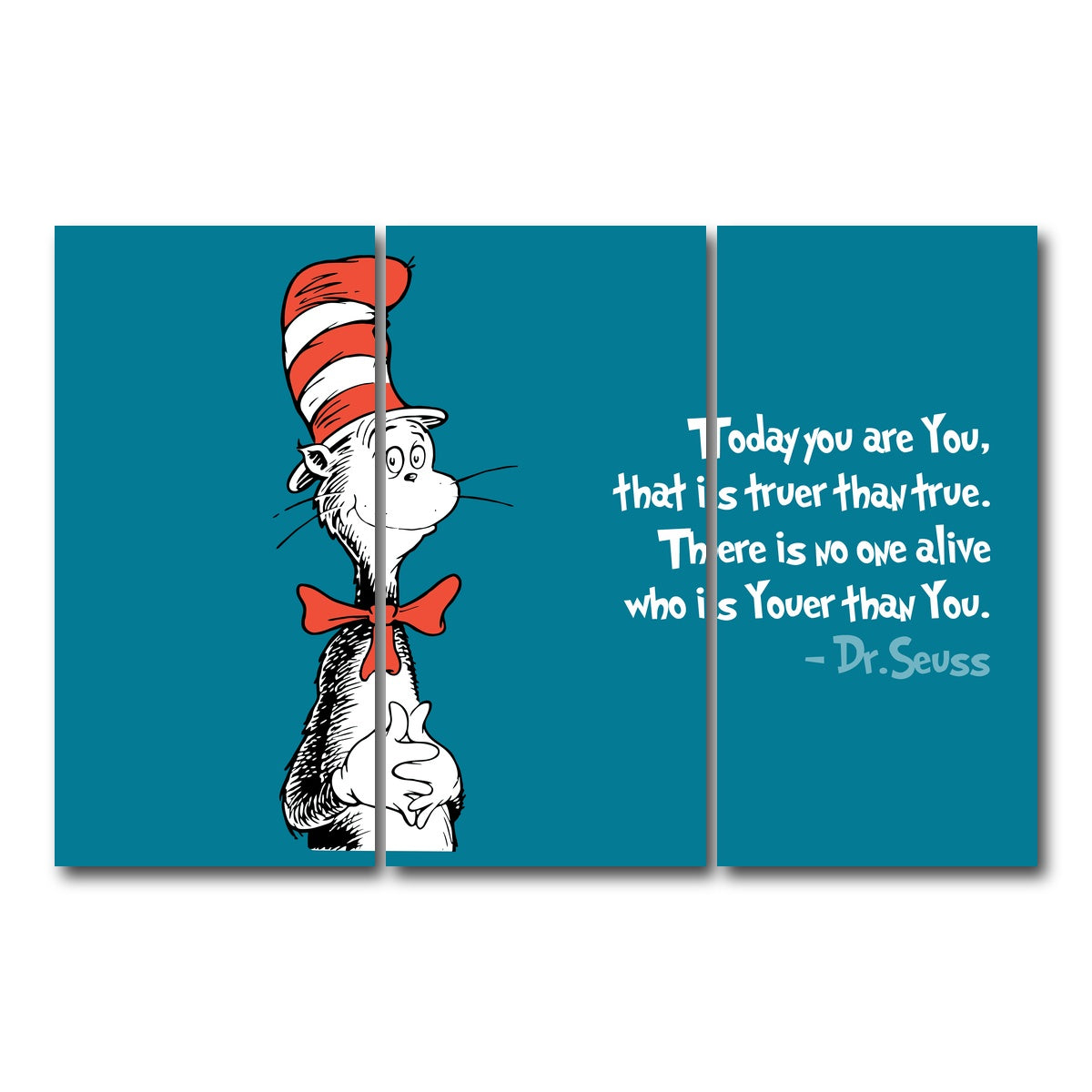 AUTO-MOCKUP WHITE | Wise Cat | 3 Piece | Gallery Wrap Canvas | group=12x24