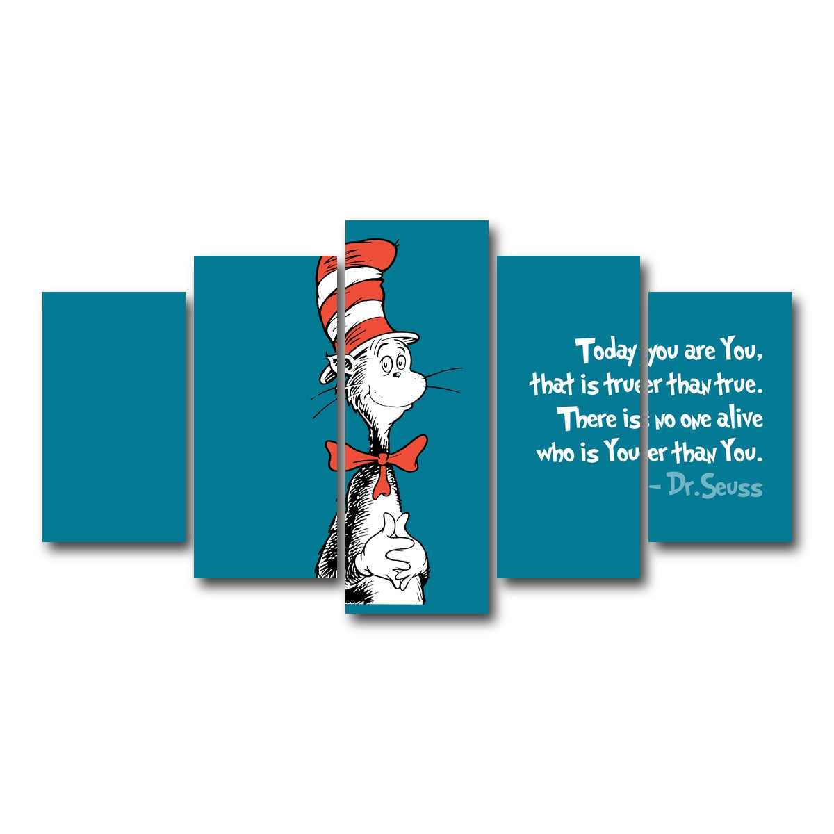 AUTO-MOCKUP WHITE | Wise Cat | 5 Piece | Gallery Wrap Canvas | group=5_normal