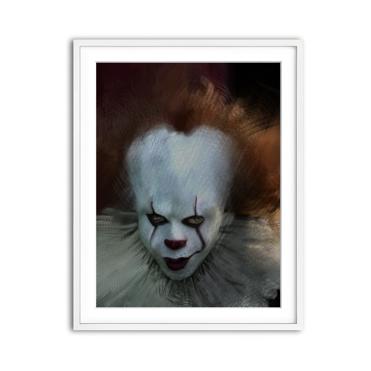 Framed Print 3x4 White