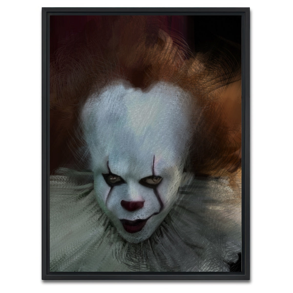 AUTO-MOCKUP WHITE | Wise Stare | 1 Piece | Black Framed Canvas | group=3x4