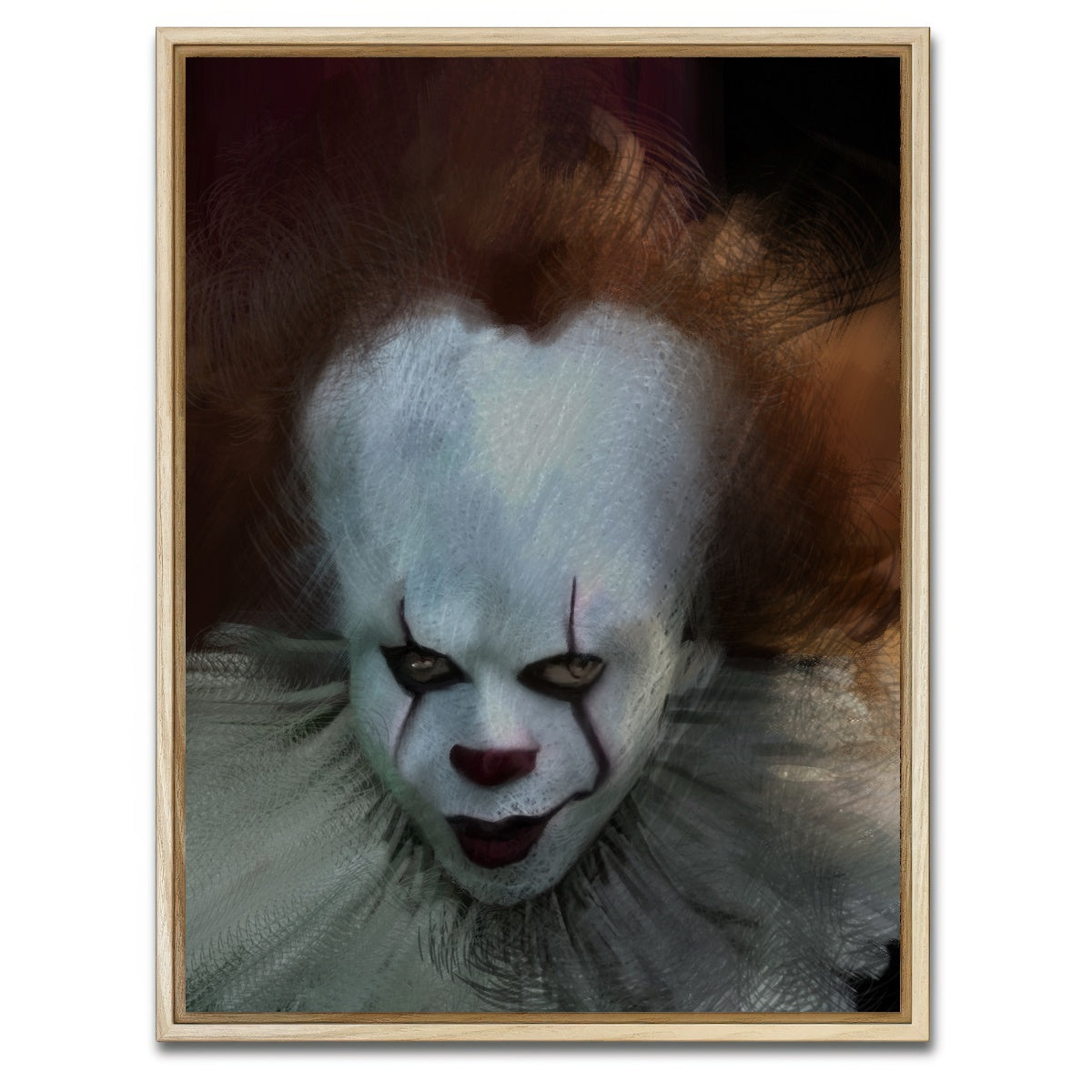 AUTO-MOCKUP WHITE | Wise Stare | 1 Piece | Natural Framed Canvas | group=3x4