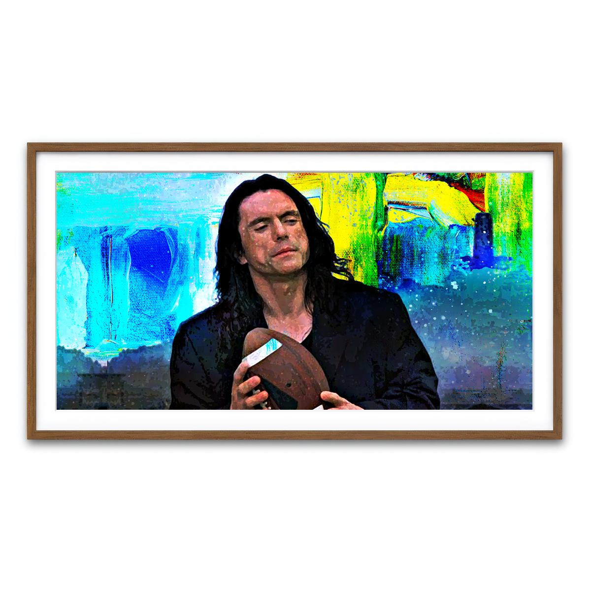 Framed Print 2x1 Walnut